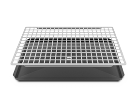 Решетка для бекона GN1-1 530х325 Unox TG945 с поддоном Решетка для бекона GN1-1 530х325 Unox TG945 с поддоном